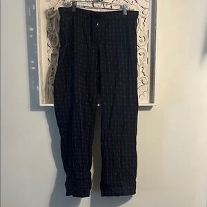GAP Navy Blue Pajama Pants with Red Dot Pattern